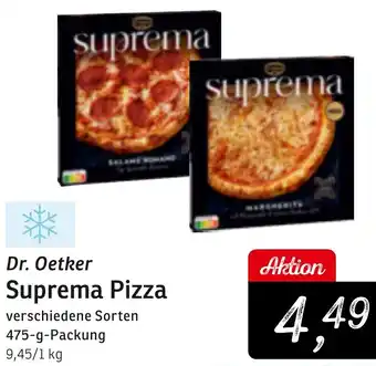 KONSUM Dr. Oetker Suprema Pizza Angebot