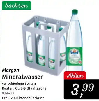 KONSUM Margon Mineralwasser Angebot