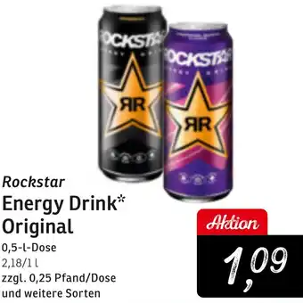 KONSUM Rockstar Energy Drink Original Angebot