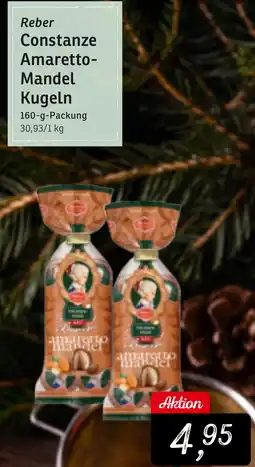 KONSUM Reber Constanze Amaretto Mandel Kugeln Angebot