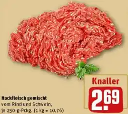 REWE Hackfleisch gemischt Angebot