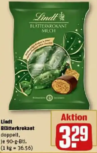 REWE Lindt Blätterkrokant Angebot