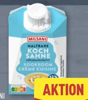 Aldi Nord Milsani Haltbare Kochsahne Angebot