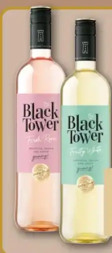 REWE Center Black Tower Fruity White Rivaner Angebot