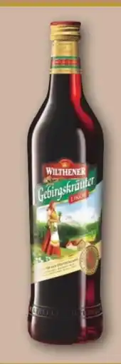 REWE Center Wilthener Gebirgskräuter Likör Angebot