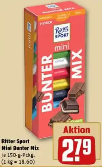 REWE Ritter Sport Mini Bunter Mix Angebot