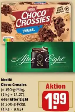 REWE Nestlé Choco Crossies oder After Eight Angebot