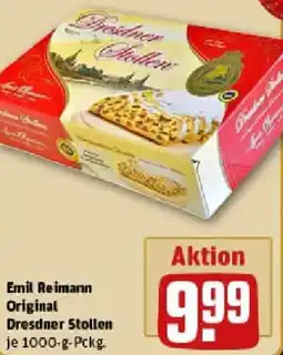 REWE Emil Reimann Original Dresdner Stollen Angebot