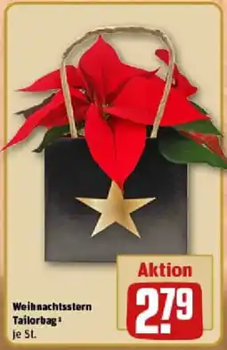 REWE Weihnachtsstern Tailorbag Angebot