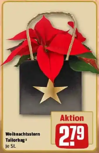 REWE Weihnachtsstern Tailorbag Angebot