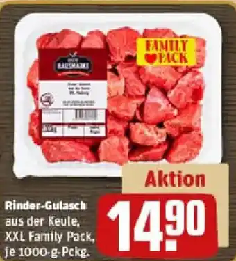 REWE Rinder-Gulasch Angebot