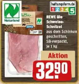 REWE REWE Bio Schweine Schnitzel Angebot