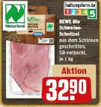 REWE REWE Bio Schweine Schnitzel Angebot