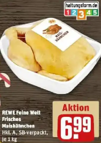 REWE REWE Feine Welt Frisches Maishähnchen Angebot