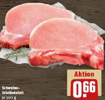 REWE Schweine Stielkotelett Angebot