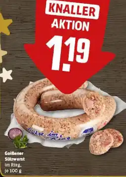 REWE Golßener Sülzwurst Angebot