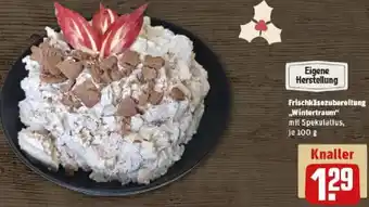 REWE Frischkäsezubereitung „Wintertraum" Angebot