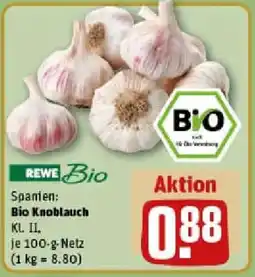 REWE Bio Knoblauch Angebot
