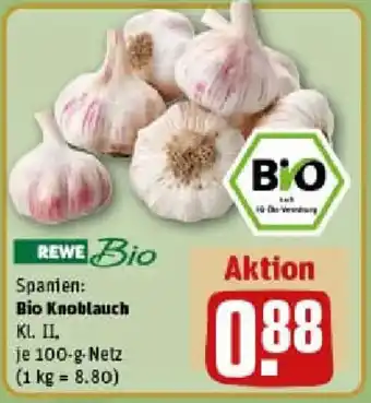 REWE Bio Knoblauch Angebot