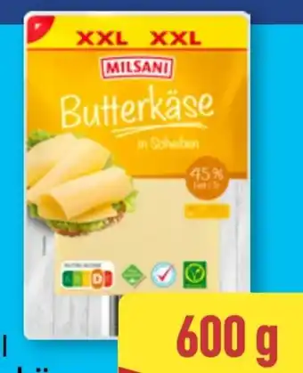 Aldi Nord Milsani Butterkäse XXL Angebot