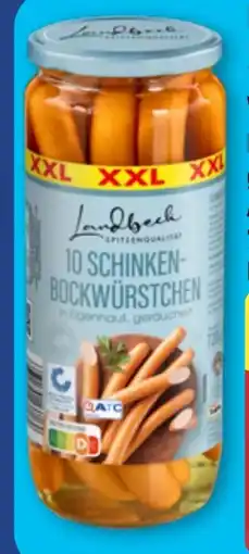 Aldi Nord Landbeck Schinken-Bockwürstchen XXL Angebot