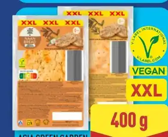 Aldi Nord Asia Green Garden Naan-Brot XXL vegan Angebot