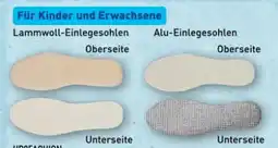 Aldi Nord Up2Fashion Lammwoll-/Alu-Einlegesohlen Angebot