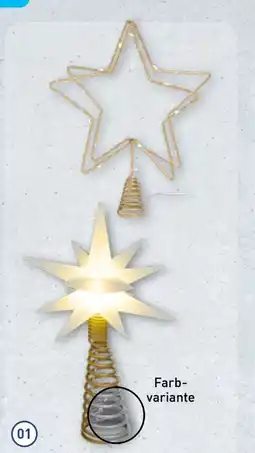 Aldi Nord Home Creation LED-Tannen­baumspitze Angebot