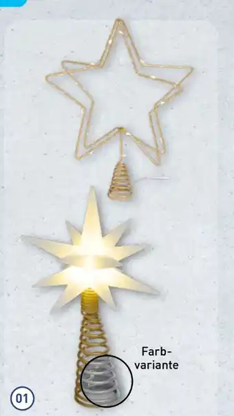 Aldi Nord Home Creation LED-Tannen­baumspitze Angebot