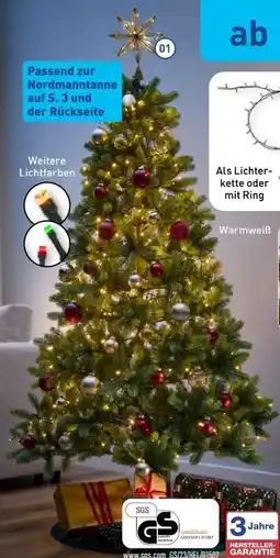 Aldi Nord Home Creation LED-Tannenbaumlichterkette Angebot