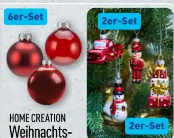Aldi Nord Home Creation Weihnachts­kugeln aus Glas Angebot