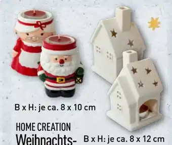 Aldi Nord Home Creation Weihnachts-Teelicht­halterset Angebot