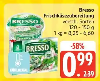 Edeka Bresso Frischkäsezubereitung Angebot