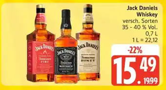 Edeka Jack Daniels Whiskey Angebot