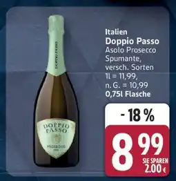 Edeka Doppio Passo Asolo Prosecco Spumante Angebot