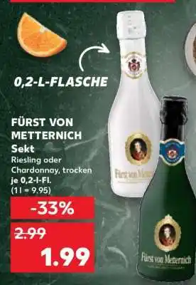 Kaufland FÜRST VON METTERNICH Sekt Angebot