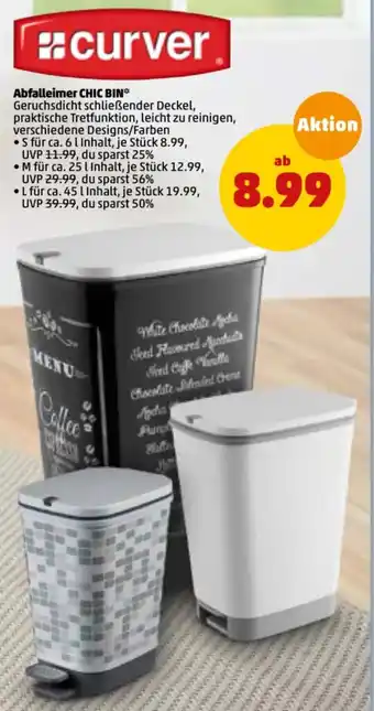 PENNY Curver Abfalleimer Chic Bin Angebot