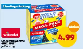 PENNY Vileda Scheuerschwämme Glitzi Plus Angebot