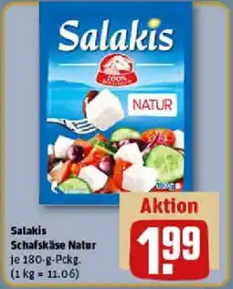 REWE Salakis Schafskäse Natur Angebot