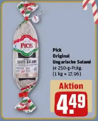 REWE Pick Original Ungarische Salami Angebot