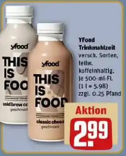 REWE YFood Trinkmahlzeit Angebot