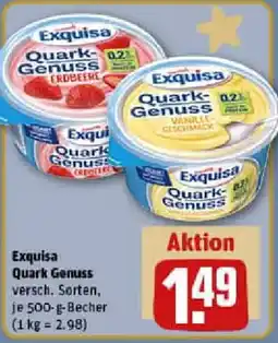 REWE Exquisa Quark Genuss Angebot