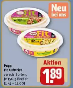 REWE Popp Fit Aufstrich Angebot