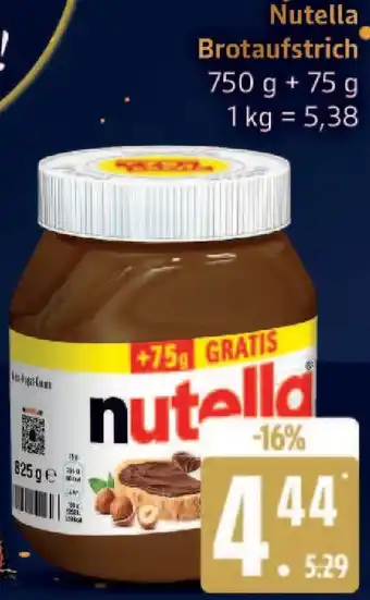 Edeka Nutella Brotaufstrich Angebot