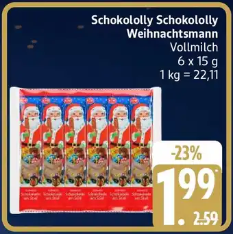 Edeka Schokololly Weihnachtsmann Angebot