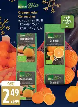 Edeka EDEKA Bio Orangen oder Clementinen Angebot