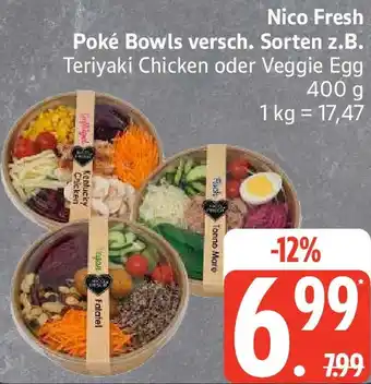 Edeka Nico Fresh Poké Bowls Angebot