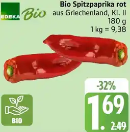Edeka EDEKA Bio Spitzpaprika rot Angebot