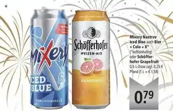 Marktkauf Mixery Nastrov Iced Blue Auch Bier + Cola + X Oder Schöfferhofer Grapefruit Angebot