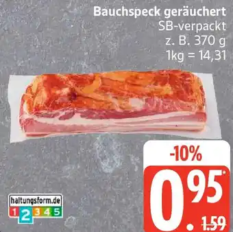 Edeka Bauchspeck geräuchert Angebot